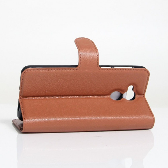 Чехол с визитницей для Huawei Enjoy 6s / Huawei Honor 6c (коричневый)