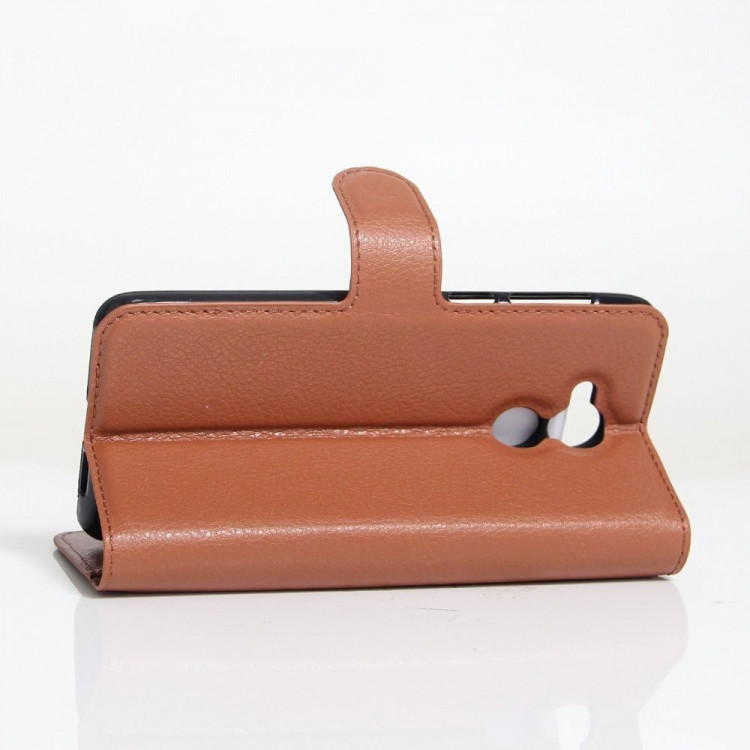 Чехол с визитницей для Huawei Enjoy 6s / Huawei Honor 6c (коричневый)