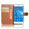 Чехол с визитницей для Huawei Enjoy 6s / Huawei Honor 6c (коричневый)