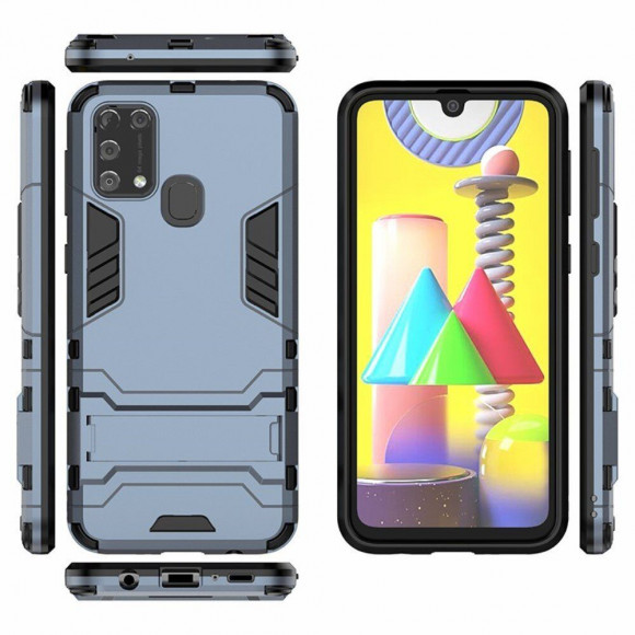 Чехол Duty Armor для Samsung Galaxy M31 (темно-синий)