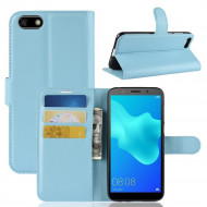Чехол с визитницей для Huawei Y5 Prime (2018) / Y5 lite (2018) / Huawei Honor 7A (DUA-L22) Российская версия (голубой) Чехол с визитницей для Huawei Y5 Prime (2018) / Y5 lite (2018) / Huawei Honor 7A (DUA-L22) Российская версия (голубой)