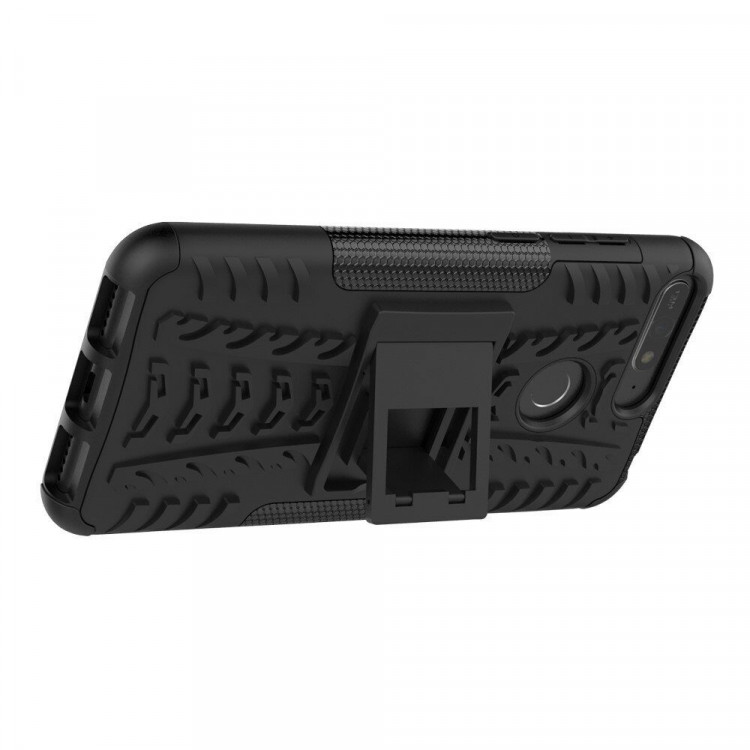 Чехол Hybrid Armor для Huawei Y6 Prime (2018) / Honor 7A / Honor 7C (AUM-L41) / Honor 7A Pro (AUM-L29) (черный)