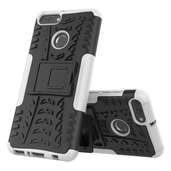 Чехол Hybrid Armor для Huawei Y9 (2018) / Enjoy 8 Plus (черный + белый) Чехол Hybrid Armor для Huawei Y9 (2018) / Enjoy 8 Plus (черный + белый)