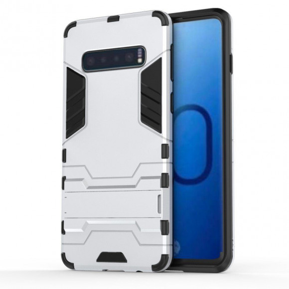Чехол Duty Armor для Samsung Galaxy S10 (серебряный)