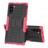 Чехол Hybrid Armor для Samsung Galaxy Note 10 (черный + розовый)