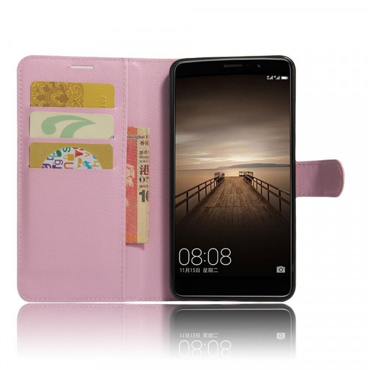 Чехол с визитницей для Huawei Mate 9 (розовый)