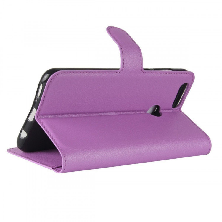 Чехол с визитницей для Huawei Honor 7X (фиолетовый)