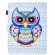 Универсальный чехол Coloured Drawing для планшета 10 дюймов (Stylish Owl)