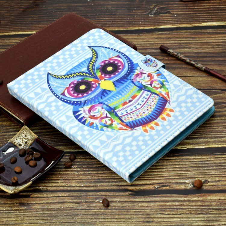 Универсальный чехол Coloured Drawing для планшета 10 дюймов (Stylish Owl)