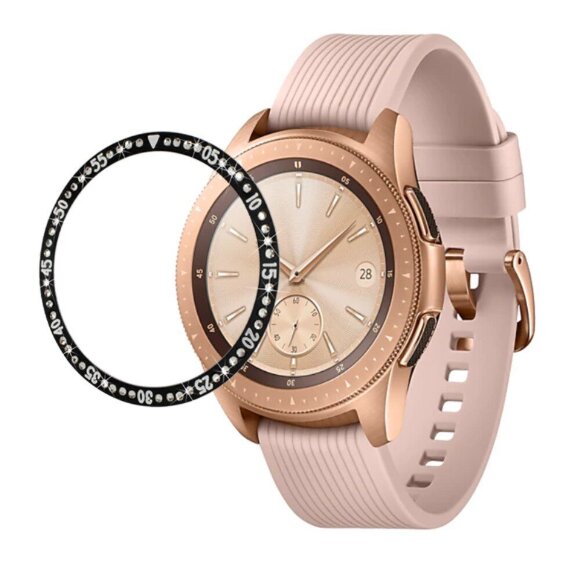 Декоративная накладка для Samsung Galaxy Watch 46мм (черный) Декоративная накладка для Samsung Galaxy Watch 46мм (черный)