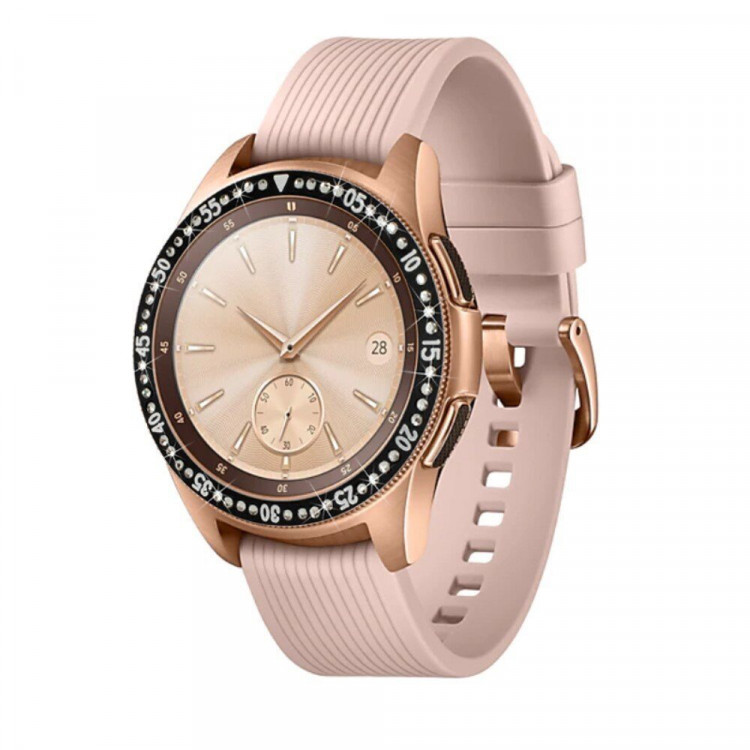 Декоративная накладка для Samsung Galaxy Watch 46мм (черный)