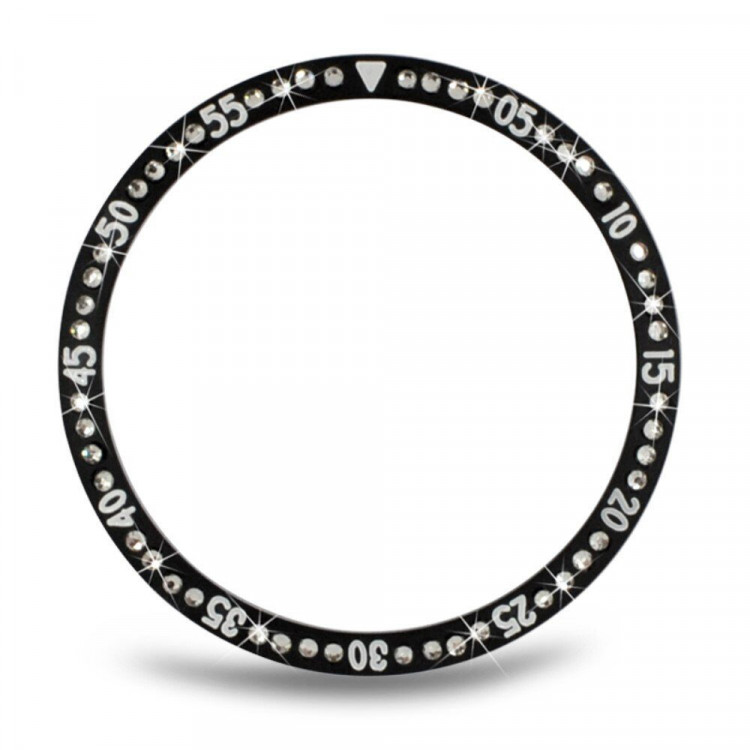 Декоративная накладка для Samsung Galaxy Watch 46мм (черный)