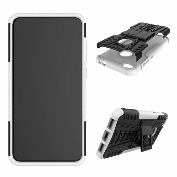 Чехол Hybrid Armor для Huawei Honor 8 lite (черный + белый) Чехол Hybrid Armor для Huawei Honor 8 lite (черный + белый)