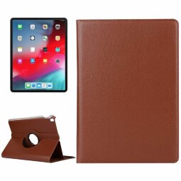 Поворотный чехол для Apple iPad Pro 12.9 (Серия - 2018 года) (коричневый)