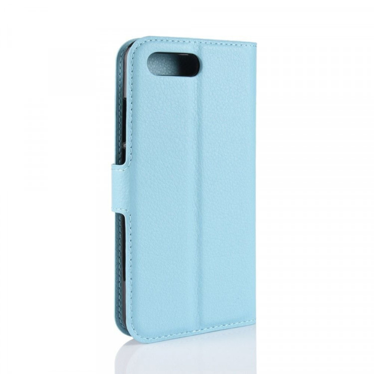 Чехол с визитницей для Huawei Honor 10 (голубой)