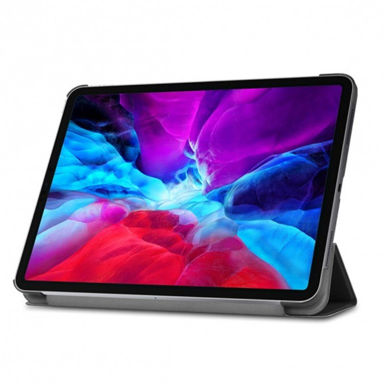 Чехол Smart для iPad Pro 12.9 дюйма (2022, 2021, 2020, 2018) (черный)