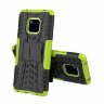 Чехол Hybrid Armor для Huawei Mate 20 Pro (черный + зеленый)