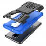 Чехол Hybrid Armor для Huawei Nova 5i Pro / Mate 30 Lite (черный + голубой)