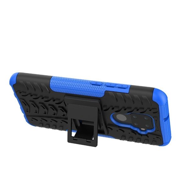 Чехол Hybrid Armor для Huawei Nova 5i Pro / Mate 30 Lite (черный + голубой) Чехол Hybrid Armor для Huawei Nova 5i Pro / Mate 30 Lite (черный + голубой)