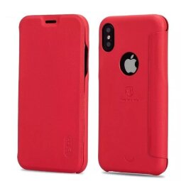 Чехол LENUO для iPhone X / ХS (красный)