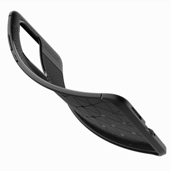 Чехол-накладка Litchi Grain для Huawei P40 Pro (черный) Чехол-накладка Litchi Grain для Huawei P40 Pro (черный)