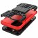Чехол Hybrid Armor для iPhone 13 (черный + красный)
