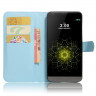 Чехол с визитницей для LG G5 / LG G5 SE (голубой)