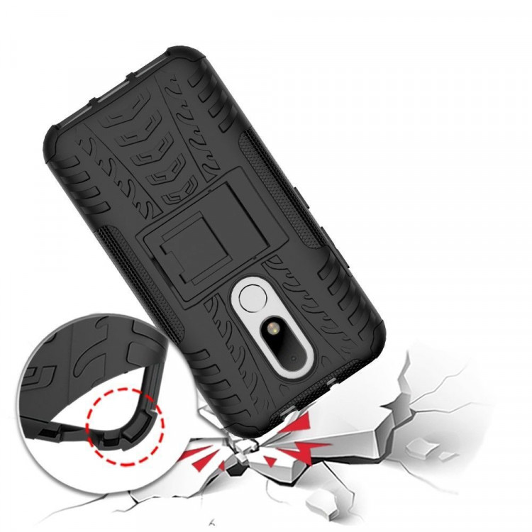 Чехол Hybrid Armor для Motorola Moto M (черный)