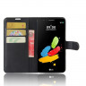 Чехол с визитницей для LG Stylus 3 M400DY (черный)