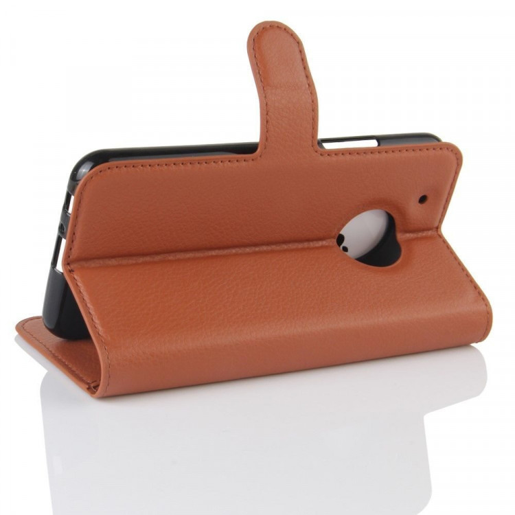 Чехол с визитницей для Motorola Moto G5 Plus (коричневый)