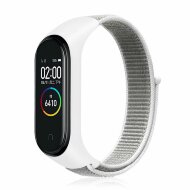 Нейлоновый ремешок для Xiaomi Mi Band 6 / Mi Band 5 / Mi Band 4 / Mi Band 3 (белый) Нейлоновый ремешок для Xiaomi Mi Band 6 / Mi Band 5 / Mi Band 4 / Mi Band 3 (белый)