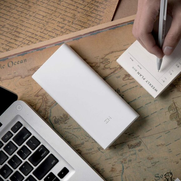Внешний аккумулятор Xiaomi ZMI QB821 Aura Power Bank 20000mAh (белый)