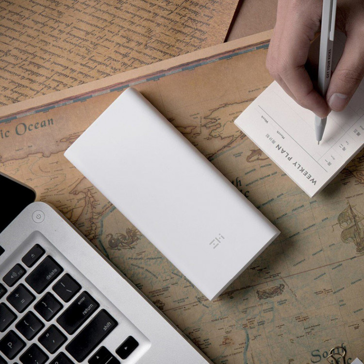 Внешний аккумулятор Xiaomi ZMI QB821 Aura Power Bank 20000mAh (белый)