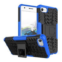 Чехол Hybrid Armor для Lenovo ZUK Z2 (черный + голубой)