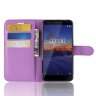 Чехол с визитницей для Nokia 3.1 (фиолетовый)
