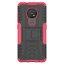 Чехол Hybrid Armor для Nokia 7.2 / Nokia 6.2 (черный + розовый)