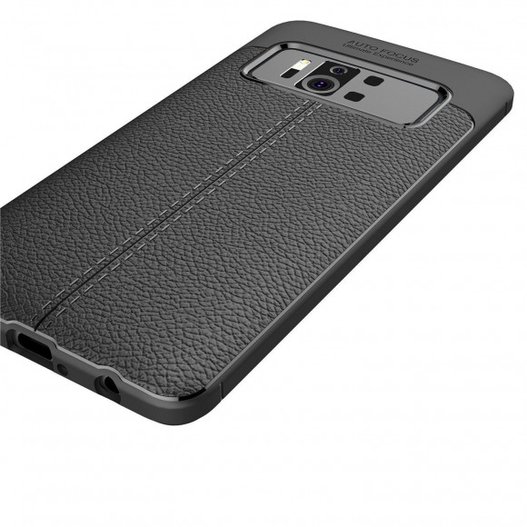 Чехол-накладка Litchi Grain для ASUS Zenfone AR ZS571KL (серый) Чехол-накладка Litchi Grain для ASUS Zenfone AR ZS571KL (серый)