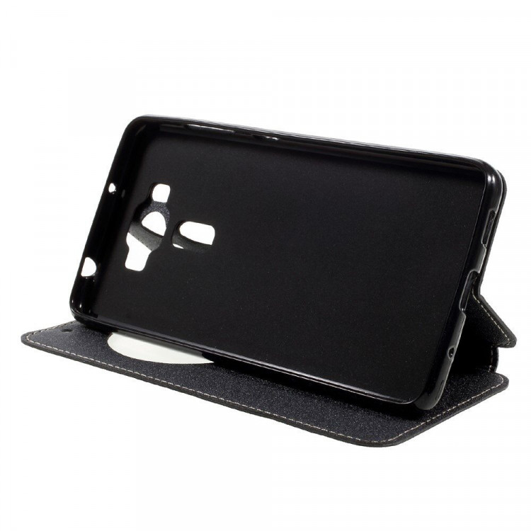 Чехол с окном для ASUS ZenFone 3 Deluxe ZS550KL (черный)