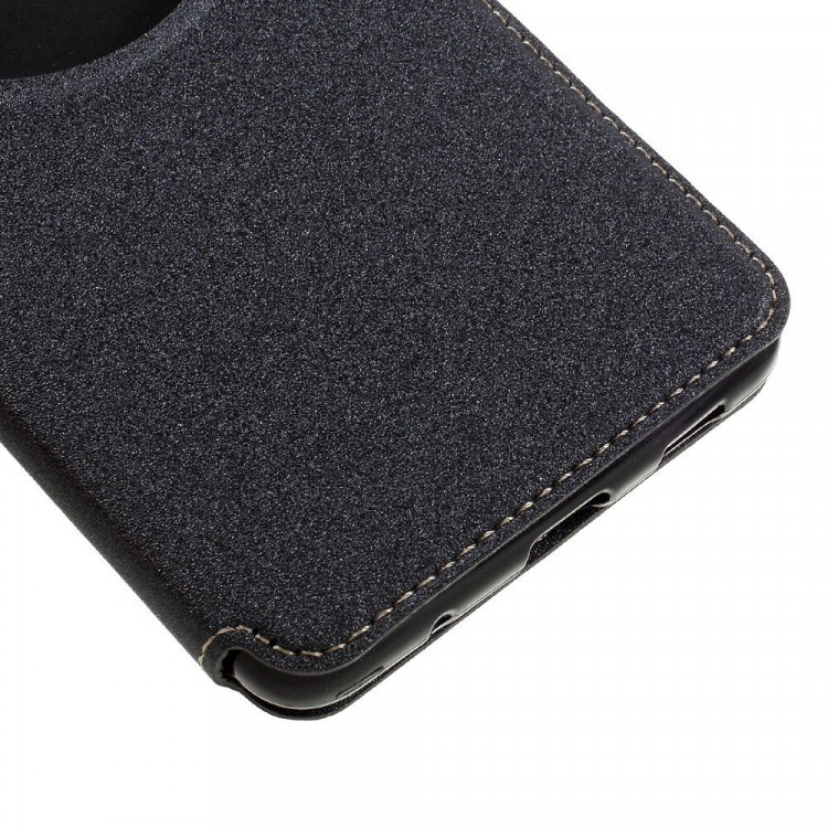 Чехол с окном для ASUS ZenFone 3 Deluxe ZS550KL (черный)