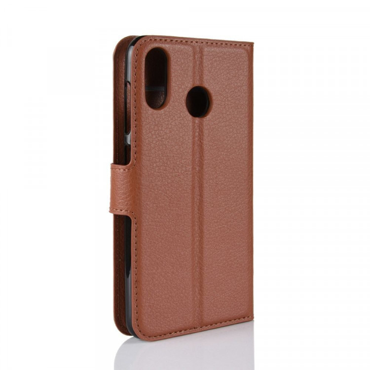Чехол с визитницей для Asus ZenFone Max (M1) ZB555KL (коричневый)