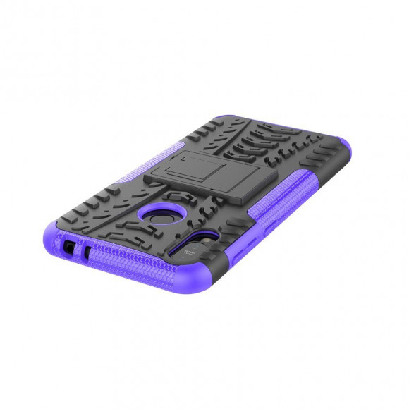 Чехол Hybrid Armor для ASUS Zenfone Max (M2) ZB633KL (черный + фиолетовый) Чехол Hybrid Armor для ASUS Zenfone Max (M2) ZB633KL (черный + фиолетовый)