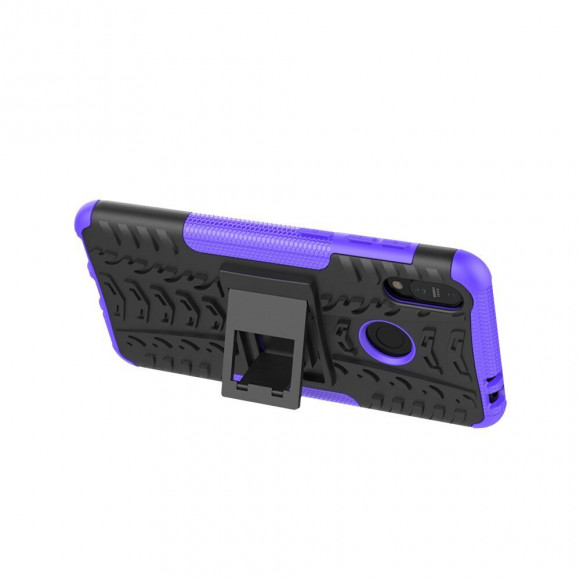 Чехол Hybrid Armor для ASUS Zenfone Max (M2) ZB633KL (черный + фиолетовый) Чехол Hybrid Armor для ASUS Zenfone Max (M2) ZB633KL (черный + фиолетовый)