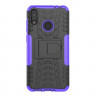 Чехол Hybrid Armor для ASUS Zenfone Max (M2) ZB633KL (черный + фиолетовый)