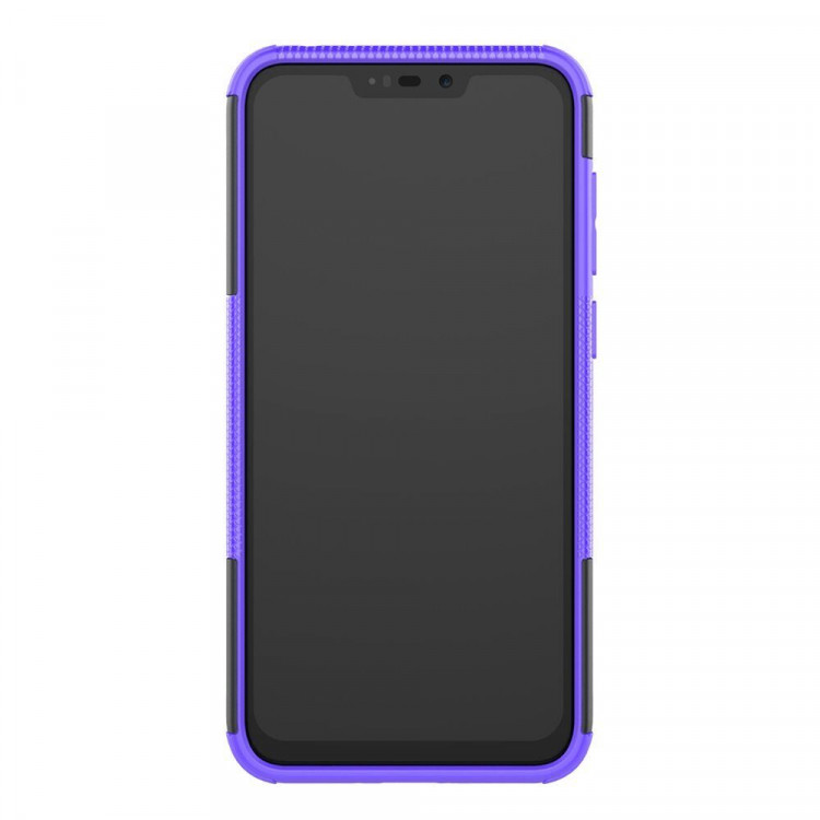 Чехол Hybrid Armor для ASUS Zenfone Max (M2) ZB633KL (черный + фиолетовый)