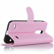 Чехол с визитницей для ZTE Blade X5 (розовый)