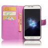 Чехол с визитницей для DOOGEE X9 mini (фиолетовый)