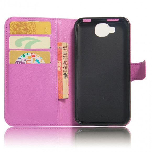 Чехол с визитницей для DOOGEE X9 mini (фиолетовый) Чехол с визитницей для DOOGEE X9 mini (фиолетовый)