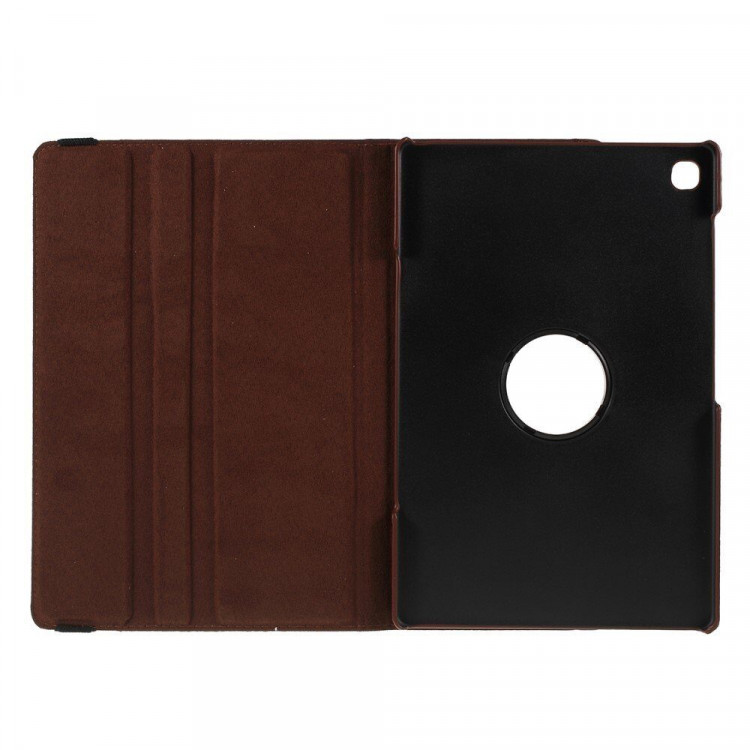 Поворотный чехол для Samsung Galaxy Tab S6 Lite (коричневый)