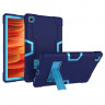 Гибридный TPU чехол для Samsung Galaxy Tab A7 (2020), Galaxy Tab A7 (2022) SM-T500, SM-T505, SM-T509 - 10,4 дюйма (темно-синий+голубой)