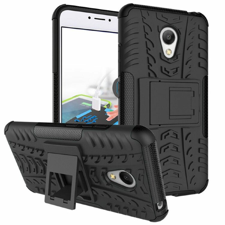 Чехол Hybrid Armor для Meizu M3 / M3s (черный)